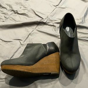 Dr Scholls Memory Foam Cool Fit Wedge Boots Size 8